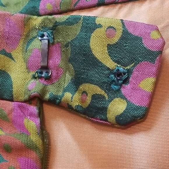 Vintage Retro long satin feel skirt - Picture 5 of 10